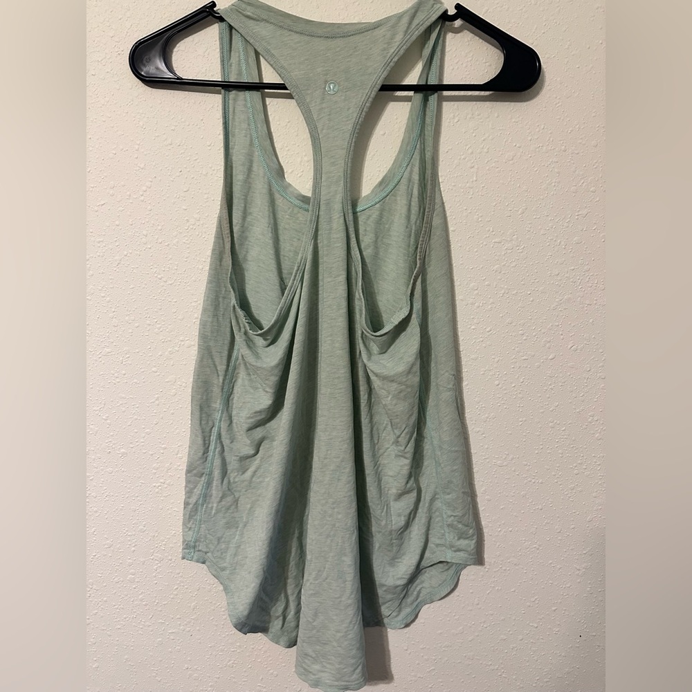 lululemon athletica Light Green Women's Tank Top